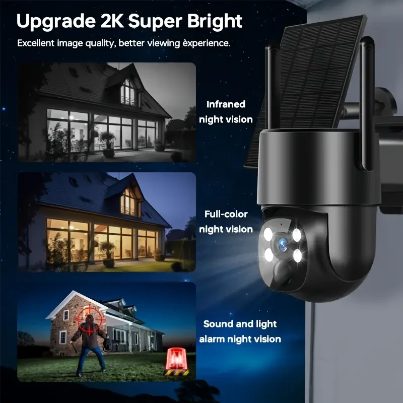 Solar Wireless Security Camera