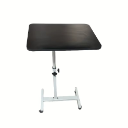 Multifunctional Bedside Table with Adjustable Height and Rotating Top Design - Suitable for Dormitory and Home Use