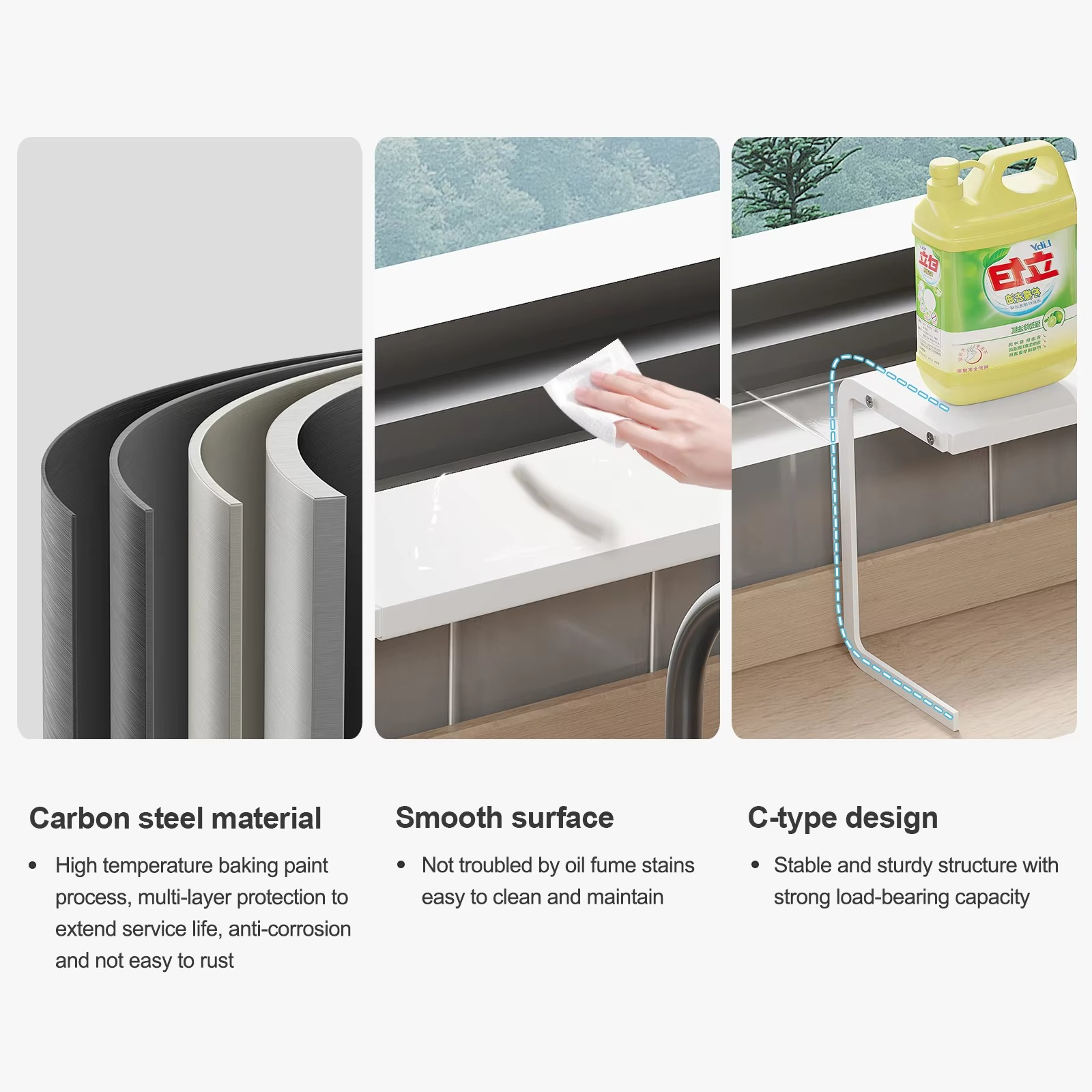 Kitchen Window Sill Flower Stand Narrow Double-Layer Storage Rack Retractable Succulents Extremely Narrow Gap Extension Window Edge Widening