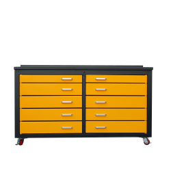 20256FT 10D New Style Metal Tool Cabinet Garage Workstation Tool Box Steel Workbench Tool Cabinet
