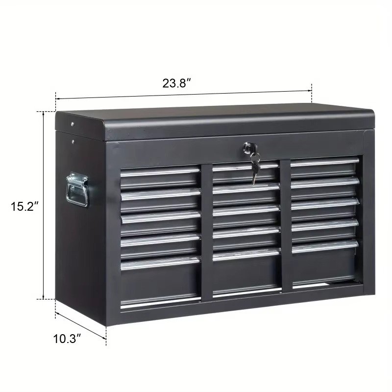 Steel Toolbox Black Length
