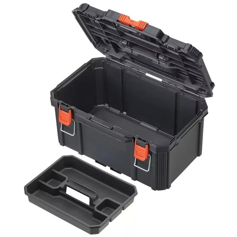 Stackable Storage System - 3Set(Small toolbox、Deep Tool Box、Toolbox with Wheels)For organizing tools、Garage Storage