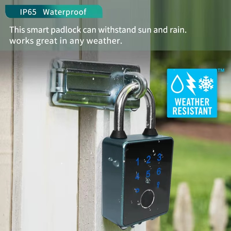 CDOK T55 TTlock Bluetooth smart padlock, IP65 dust and rainproof, suitable for indoor and outdoor use