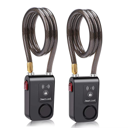 New Bicycle Anti-theft Alarm Lock Bluetooth Smart APP Control Waterproof Bike Burglar Vibration Alarm Lock Security System
