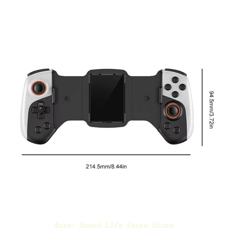 JK02 Wireless Bluetooth-compatible Gamepad for Phone PC Cooling Telescopic Game Controllers Joysticks with 2 Hall