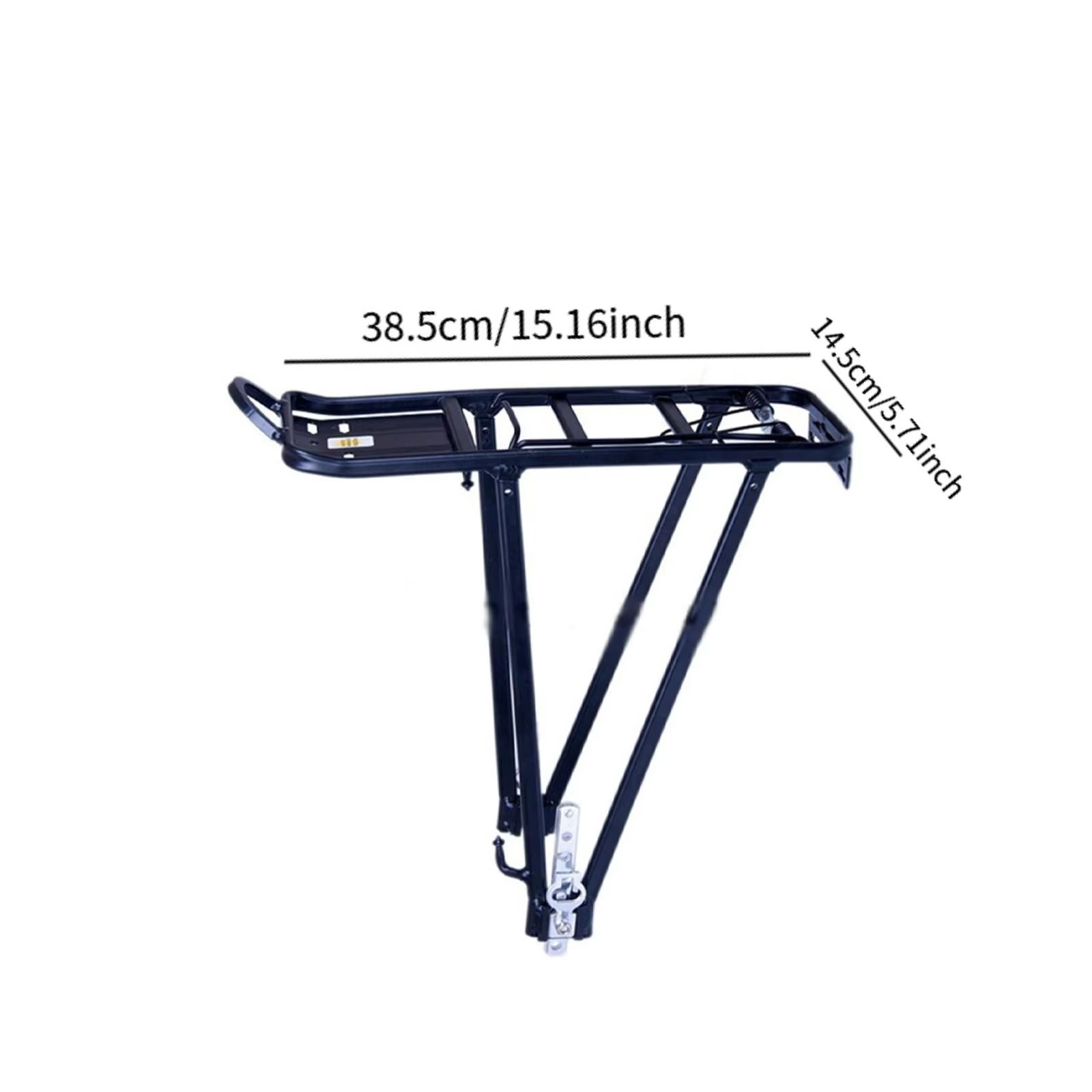 Bike Rear Rack Easy Installation for 24"-28" Frames Heavy Duty Bike Cargo Rack Bracket for Road Bikes Delivery Commuting Cycling