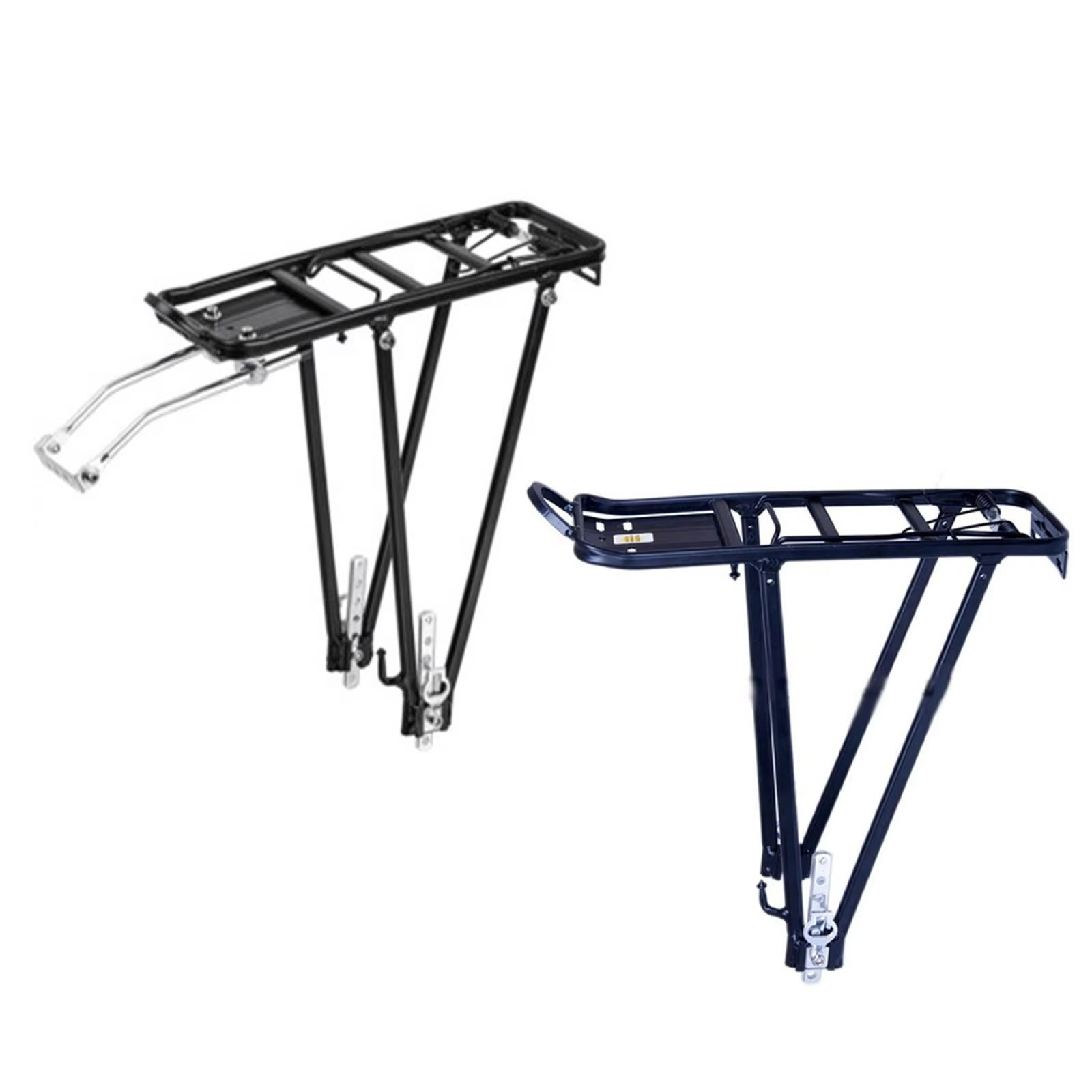 Bike Rear Rack Easy Installation for 24"-28" Frames Heavy Duty Bike Cargo Rack Bracket for Road Bikes Delivery Commuting Cycling