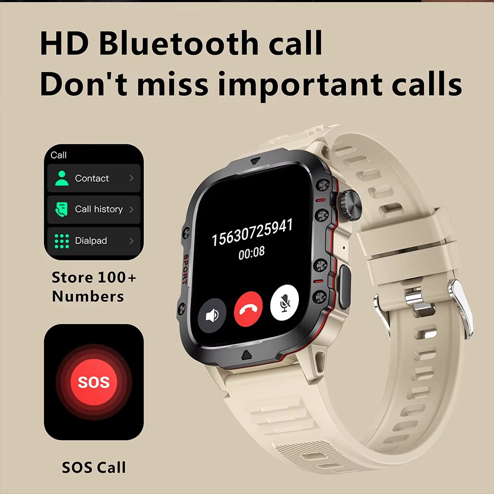 Original Men Smart Watch Bluetooth Call Fitness Clock 3ATM IP68 Swim Waterproof Sports Smartwatch for Women Xiaomi Android 2025