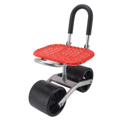 Garden Seat Cart Increase Efficiency Garden Rolling Work Seat Iron Labor Saving Adjustable for Farm