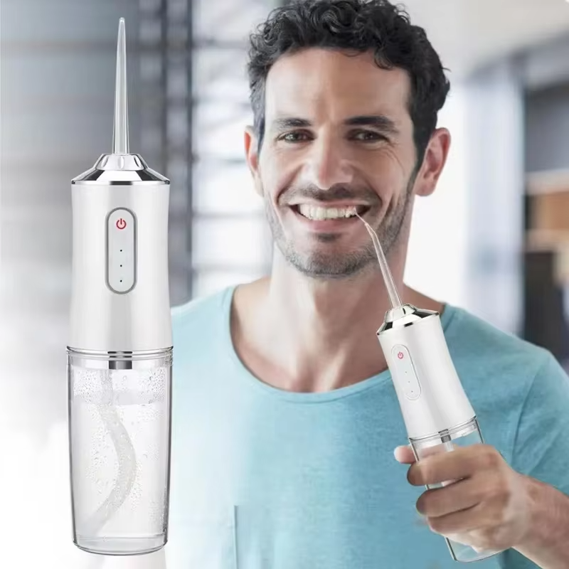 Hqd Portable Household Electric Tooth Washer Teeth Cleaning Oral Care No Harm to Teeth Dental Rechargeable Teeth Whitening