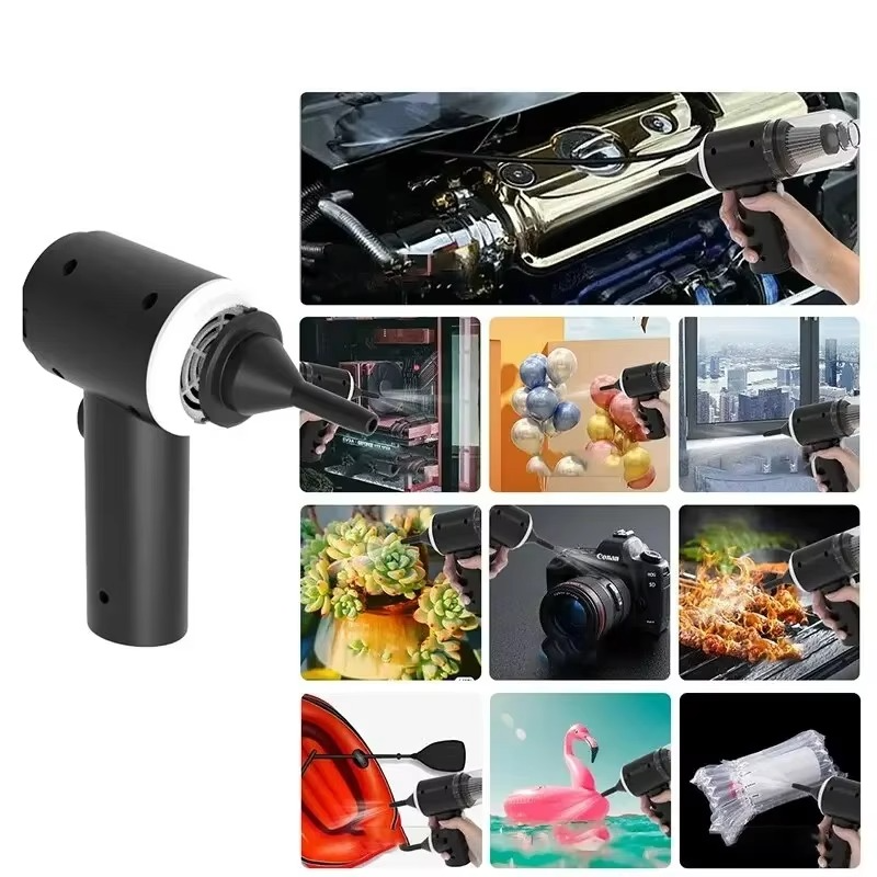 9000Pa Wireless Car Vacuum Cleaner USB Charging 1200mAh Portable Cleaning Appliance Mini Wet and Dry Vacuum Cleaner Househol