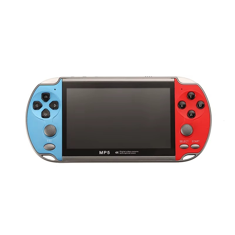 X7 Handheld Game Console 4.3 Inch Handheld High Definition Screen with Clear Video Built in Many Arcade Games Retro Games