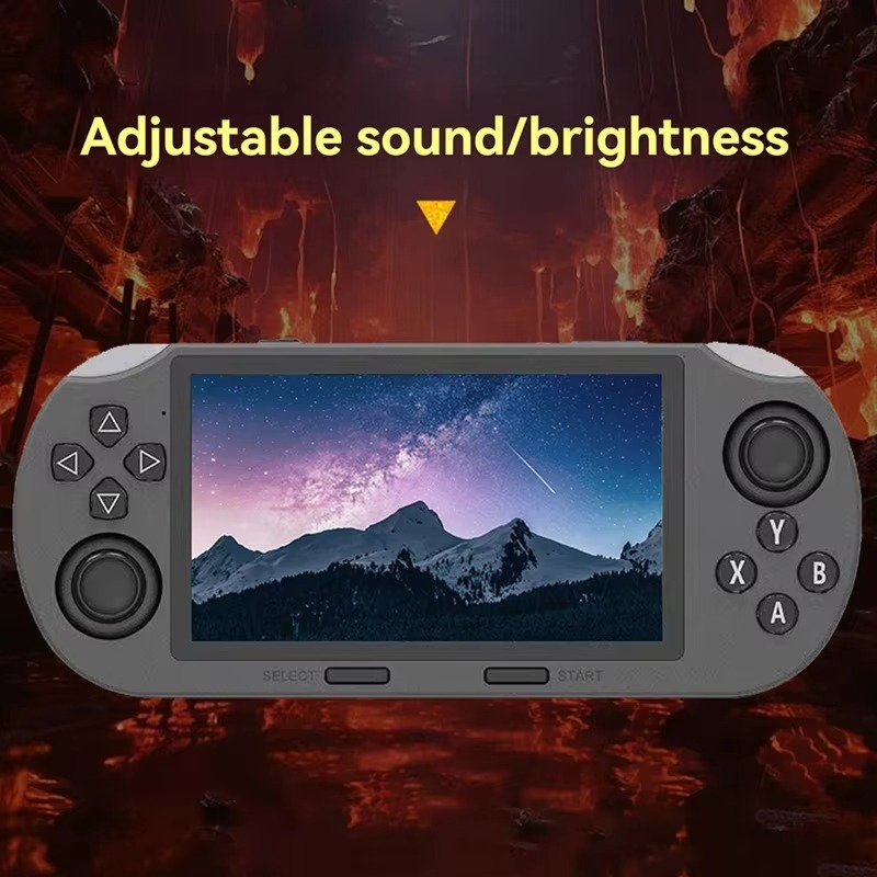 Portable Game Player Retro Handheld Game Console 4.5 Inch IPS Screen Built-In 20000+ Games Retro Video Games For PS1 GBA-Y41A