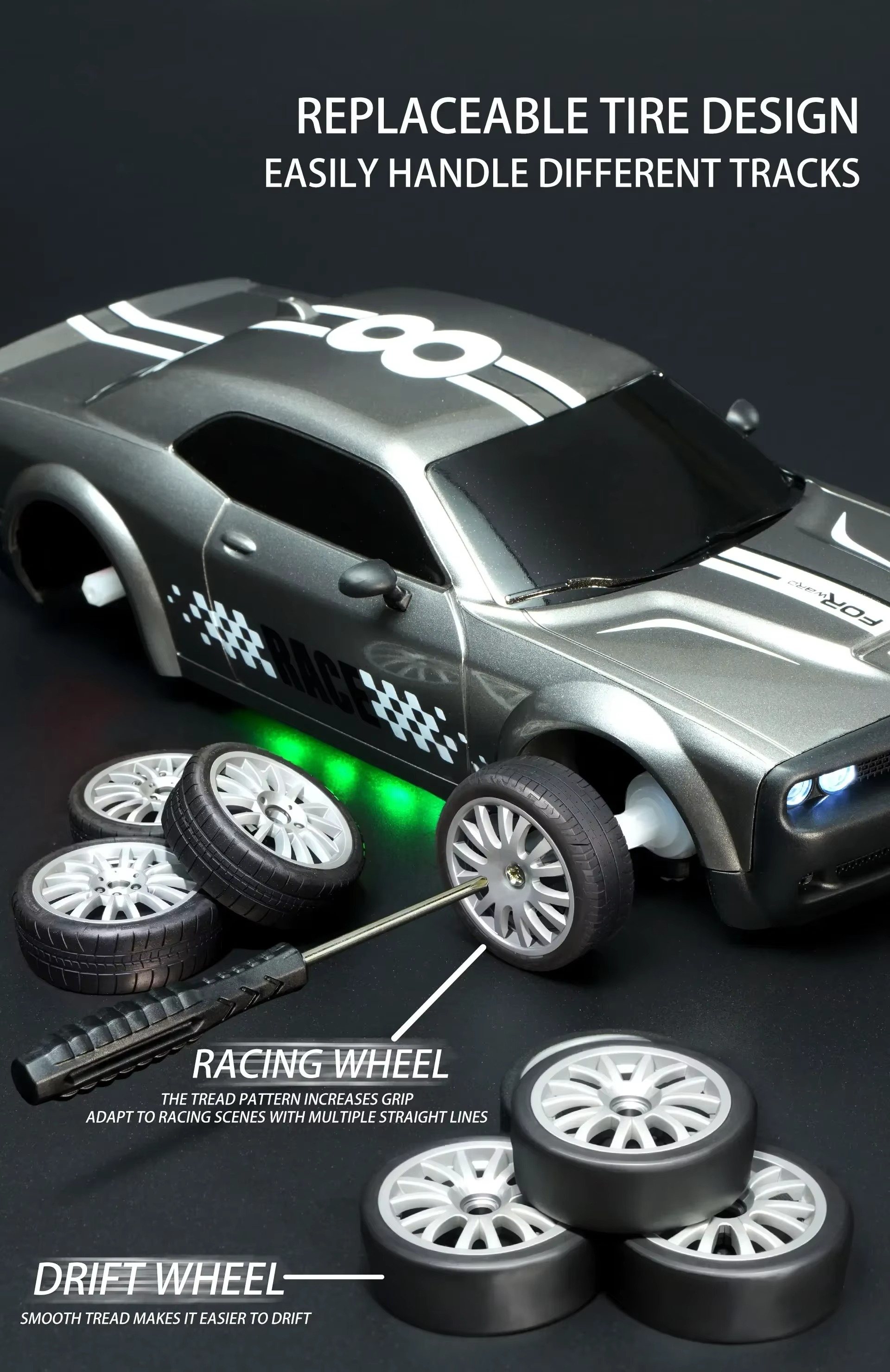 1; 20 RC 4WD drift stunt car GTRPRO Racing model AE86PRO with detachable wheels Adult Boy Girl toy gift for kids