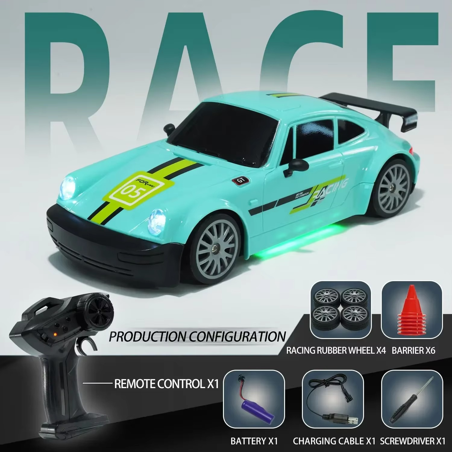 1; 20 RC 4WD drift stunt car GTRPRO Racing model AE86PRO with detachable wheels Adult Boy Girl toy gift for kids