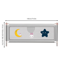 Bed Rail For Baby Protection Bedrail For Toddler Bed Height Adjustment Secure Sleeping Protection Safety Guardrail For Bedrooms