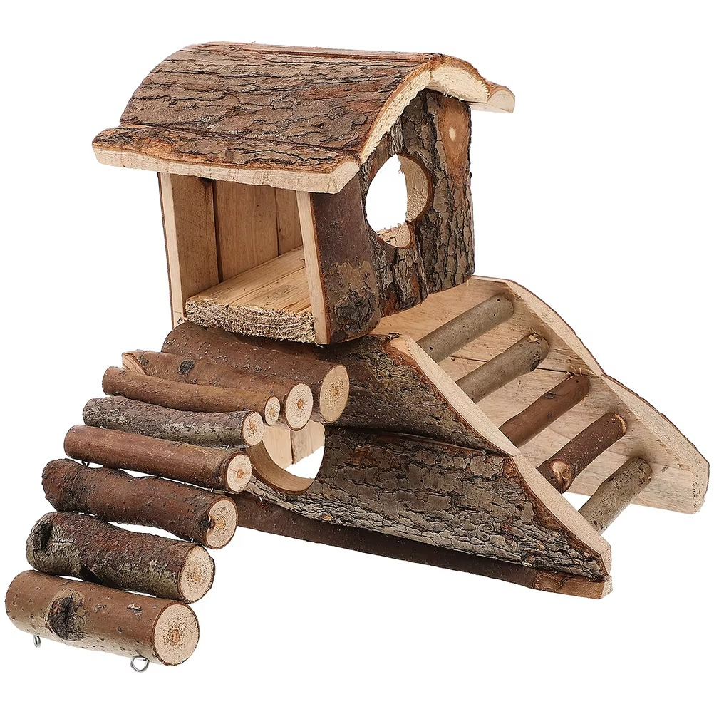 Hamster House Hut Guinea Playground Pig Habitat Hideout Accessory Squirrel Gerbil Decorative Hideaway Mini Pig