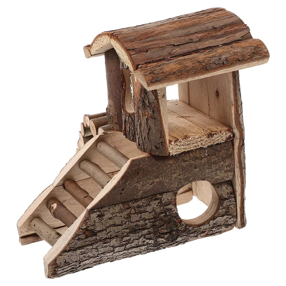 Hamster House Hut Guinea Playground Pig Habitat Hideout Accessory Squirrel Gerbil Decorative Hideaway Mini Pig