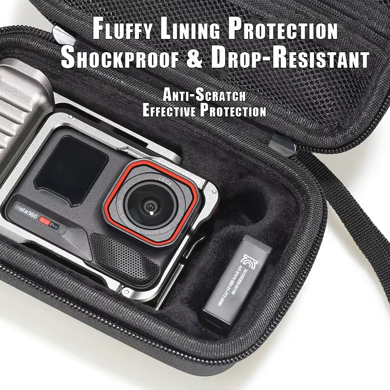 For Insta360 Ace Pro2/Pro Street Photo Grip Organizer Bag Support for Storing Amagisn/Offical/Metal/3D Prints Xplorer Grip Kit