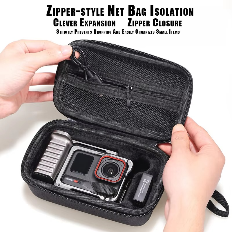 For Insta360 Ace Pro2/Pro Street Photo Grip Organizer Bag Support for Storing Amagisn/Offical/Metal/3D Prints Xplorer Grip Kit