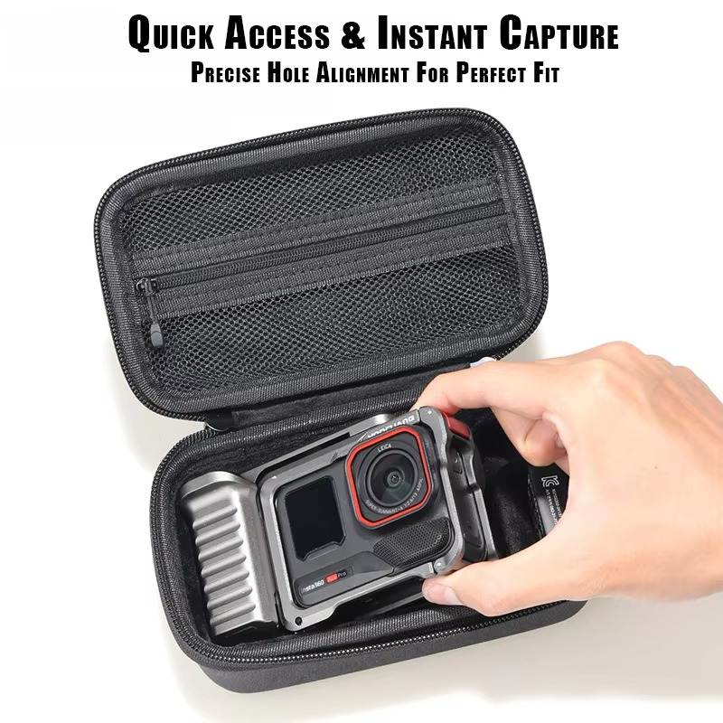 For Insta360 Ace Pro2/Pro Street Photo Grip Organizer Bag Support for Storing Amagisn/Offical/Metal/3D Prints Xplorer Grip Kit