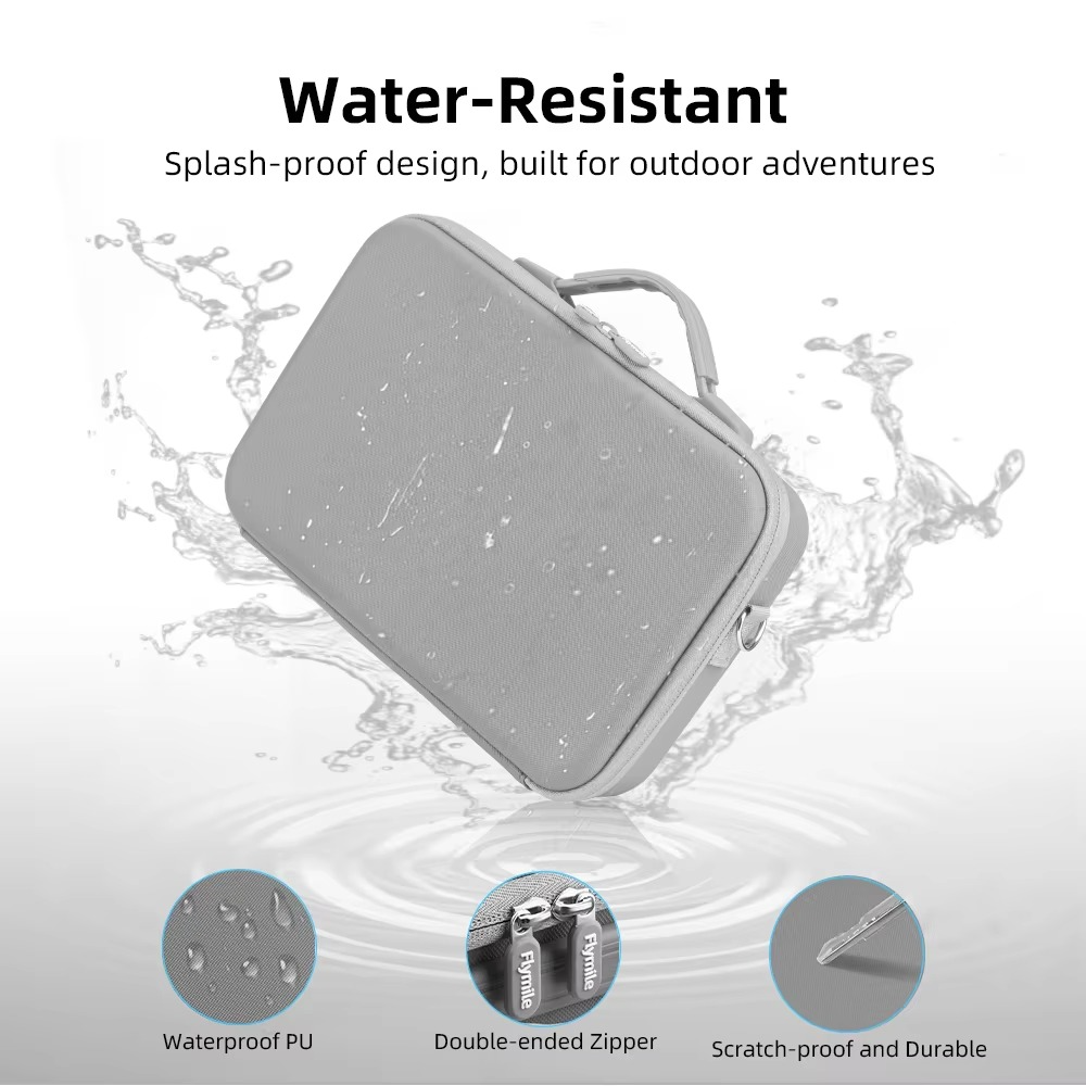 Flymile Storage Case Carrying Bag for Insta360 X5 Camera Protector Accessorise Portable Shoulder Bag Travel Daily Carry Handbag