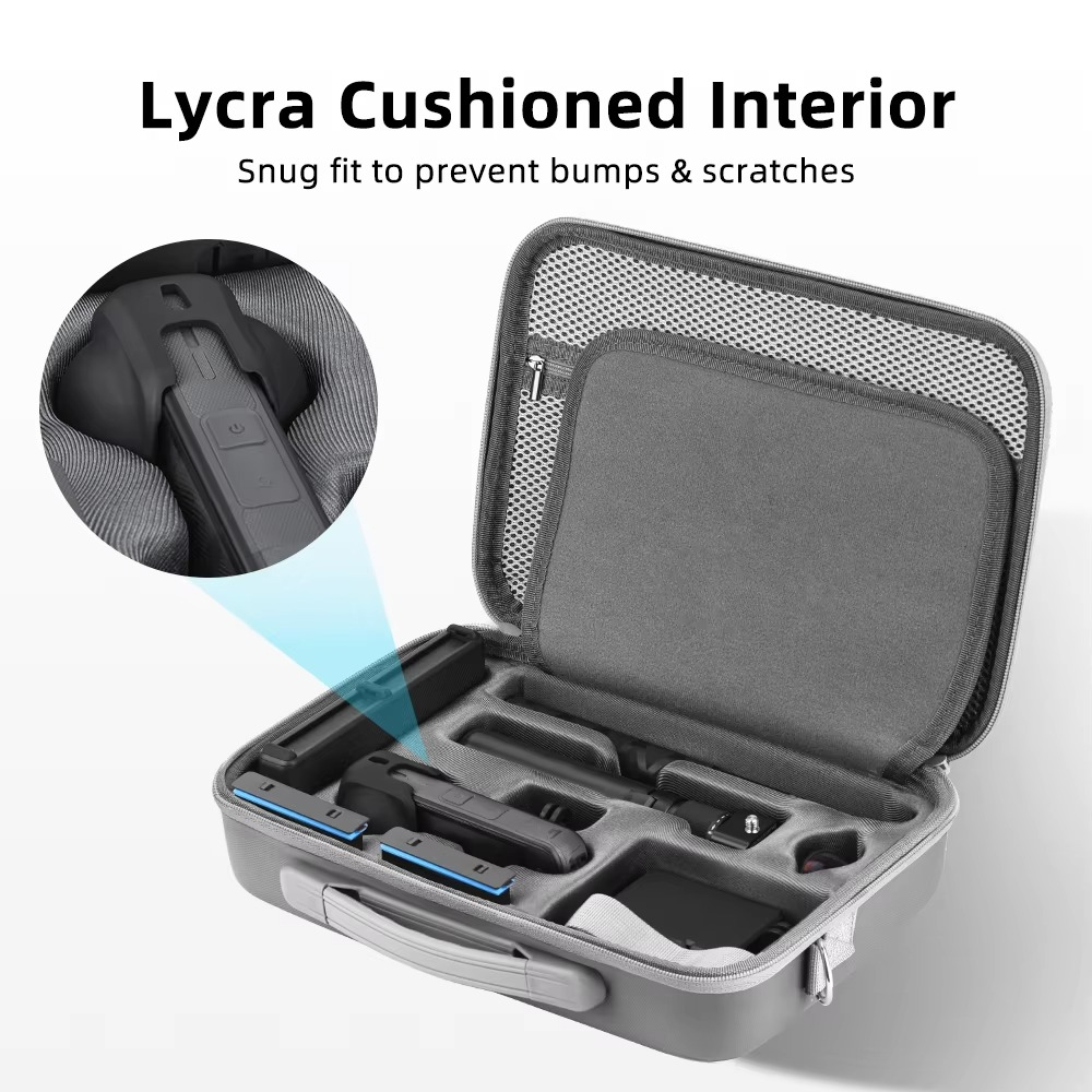 Flymile Storage Case Carrying Bag for Insta360 X5 Camera Protector Accessorise Portable Shoulder Bag Travel Daily Carry Handbag