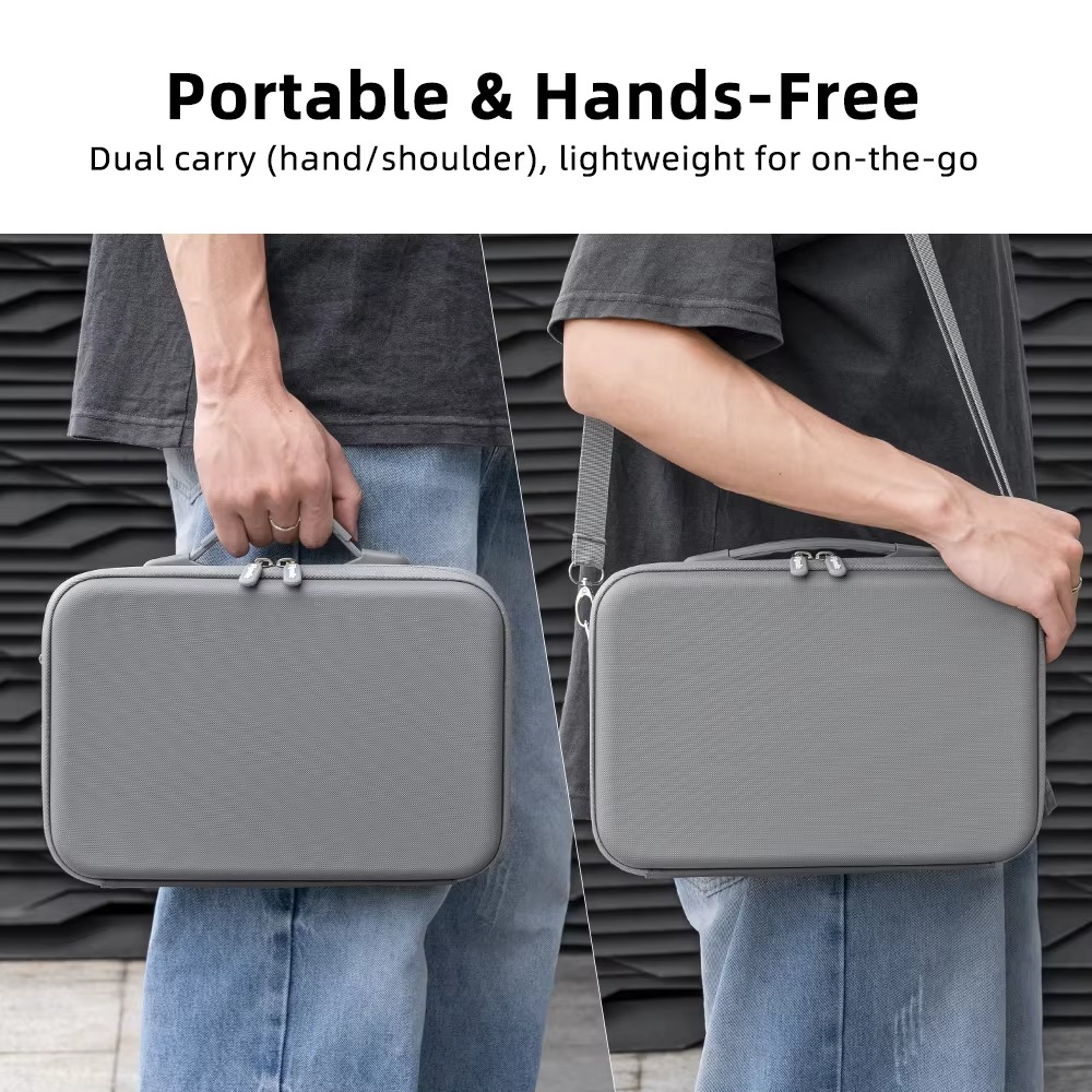 Flymile Storage Case Carrying Bag for Insta360 X5 Camera Protector Accessorise Portable Shoulder Bag Travel Daily Carry Handbag