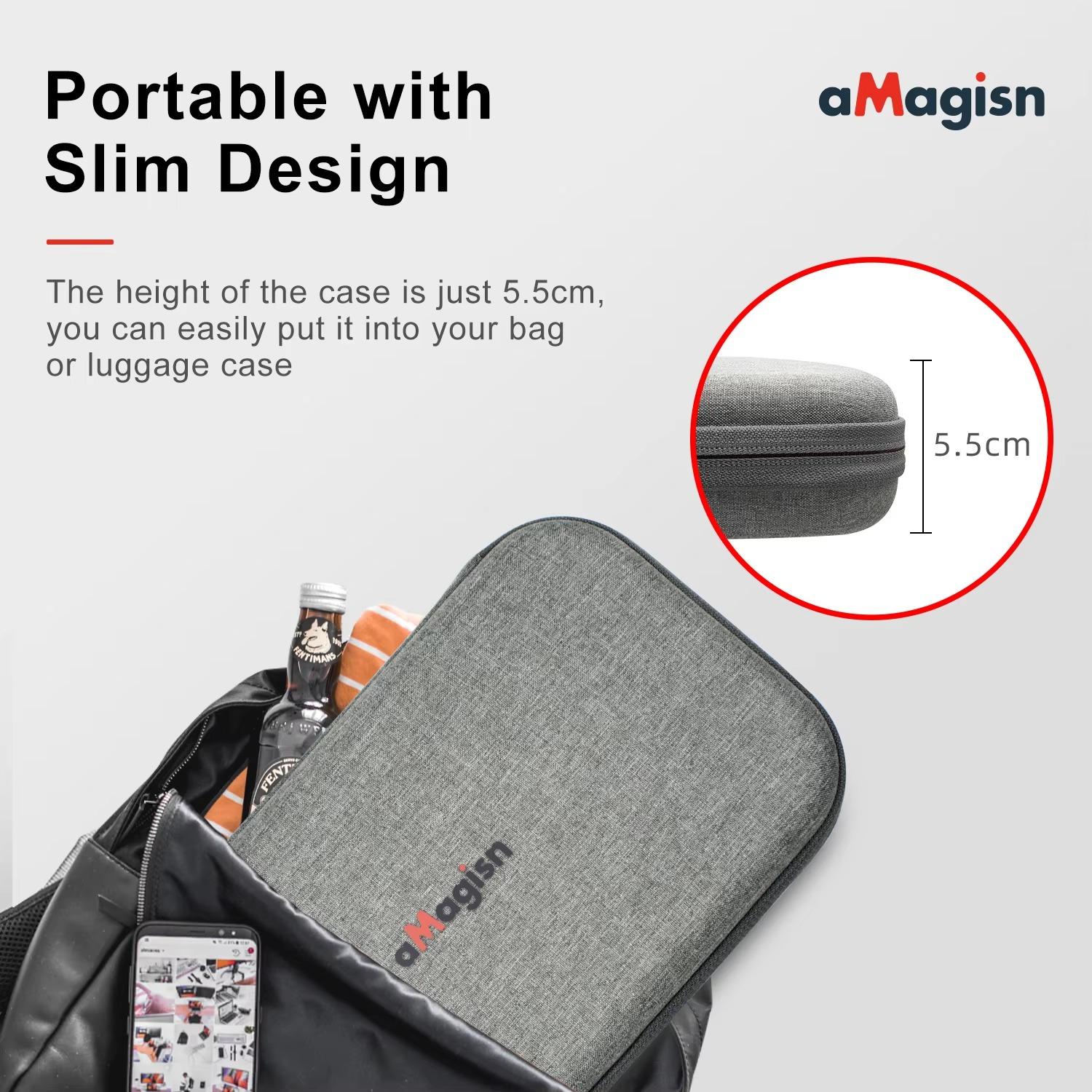 aMagisn X4 Carrying Case for Insta360 X4,Anti-water Splash Storage Bag Anti-shock Hard Protective Case,Insta 360 X4 Accessories