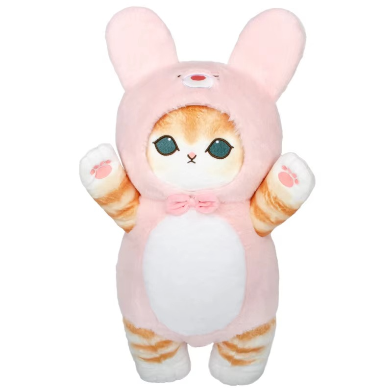 Mofusand Cute Shark Cat Cosplay Plushie Animals Series 50cm Giant Kawaii Soft Stuffed Plush Doll Birthday Gift Toys For Children