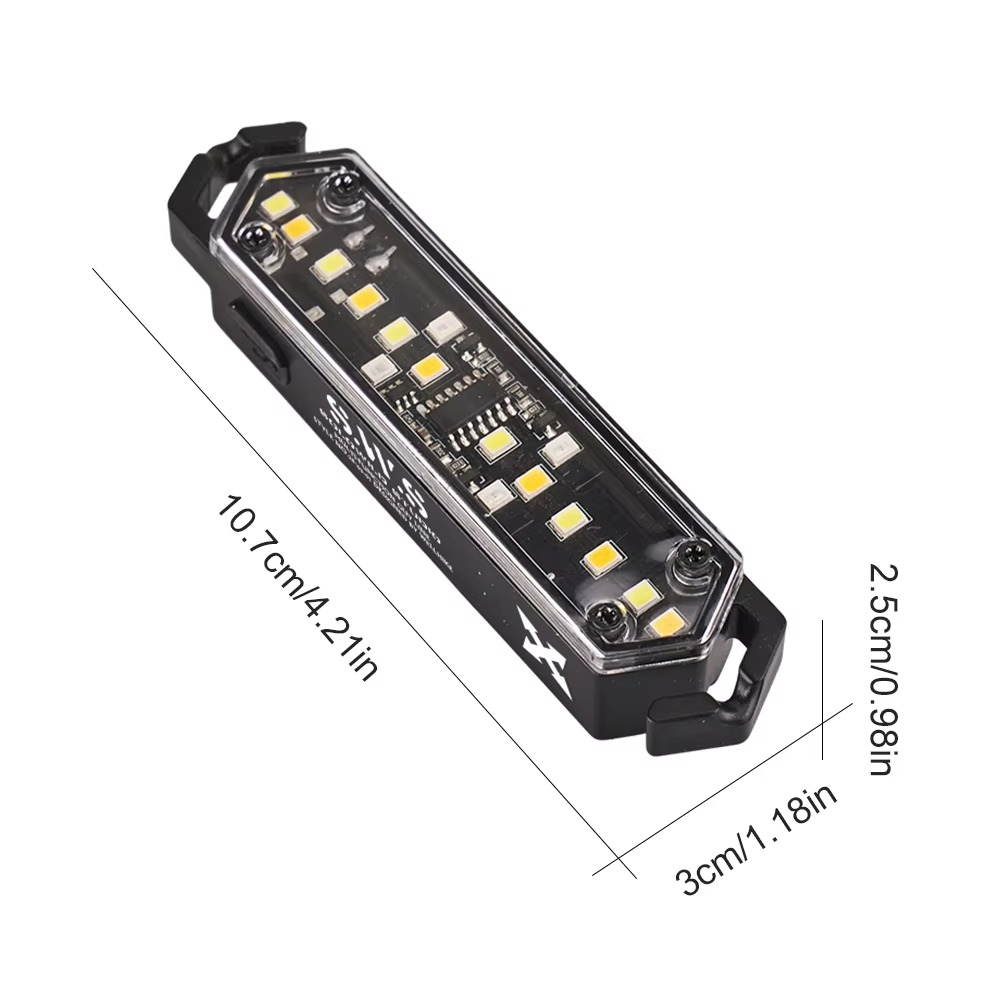 Wind Rope Buckle Light Night Safety Tent Wind Rope Warning Light Waterproof Lightweight Magnetic Suction Outdoor Camping Lamp