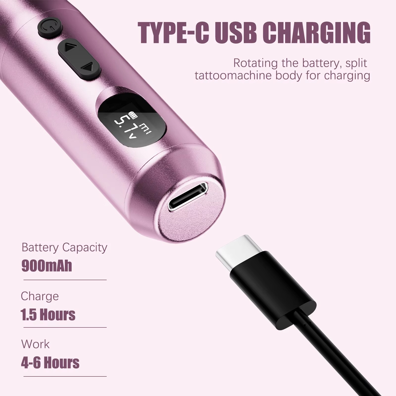Biomaser Wireless Permanent Makeup Machine Eyebrow Tattoo Machine Cordless Digital Pen For Microblading Eyeliner Lip Tattoos