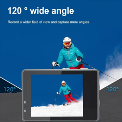 Action Camera Waterproof Exercise Video Recorder Action Camera With Accessories Kit