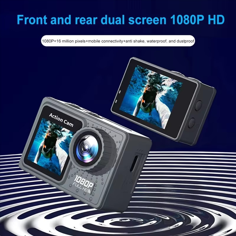 Action Camera Waterproof Exercise Video Recorder Action Camera With Accessories Kit