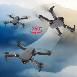 Professional 4K Wide Angle Drone E88 with HD Camera WiFi FPV Height Hold Foldable RC Quadrotor for Kids Toys