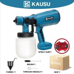 Electric Spray Gun Portable HVLP Automatical Cordless Paint Sprayer Furniture Steel Coating Airbrush For Makita 18V Battery