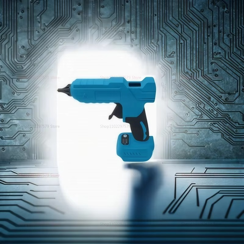 Cordless Electric Hot Melt Glue Gun 11mm Stick Welding Air Gun Compatible with Makita 18V Battery No Battery Included