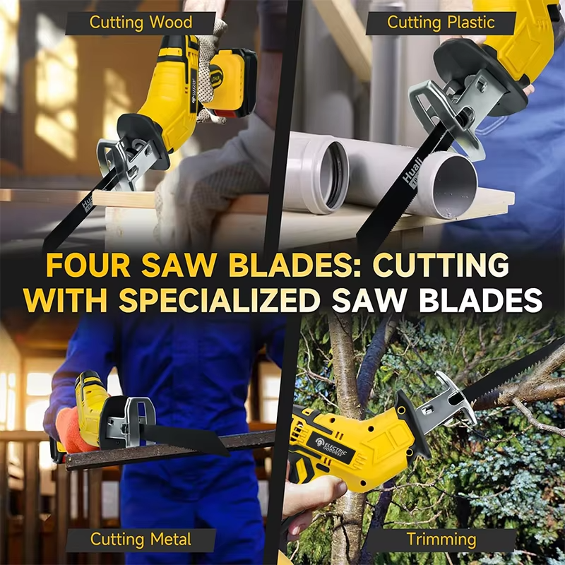 Electric Goddess Reciprocating Saw Multifunctional Wood Cutting Saw Cordless power tool For Dewalt 20V Battery