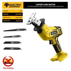 Electric Goddess Reciprocating Saw Multifunctional Wood Cutting Saw Cordless power tool For Dewalt 20V Battery