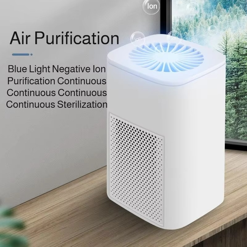 Powerful household air purifier mini desktop small indoor purifier HEPA filter