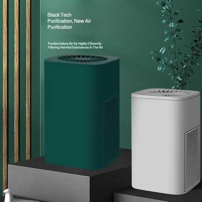 Powerful household air purifier mini desktop small indoor purifier HEPA filter