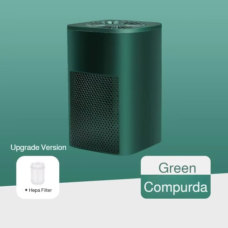 Powerful household air purifier mini desktop small indoor purifier HEPA filter