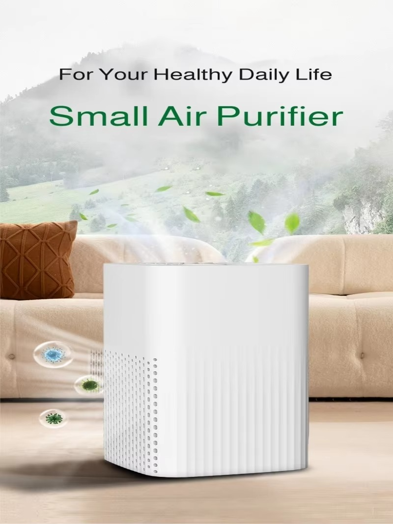 High efficiency deodorizing air purifier indoor household desktop purifier