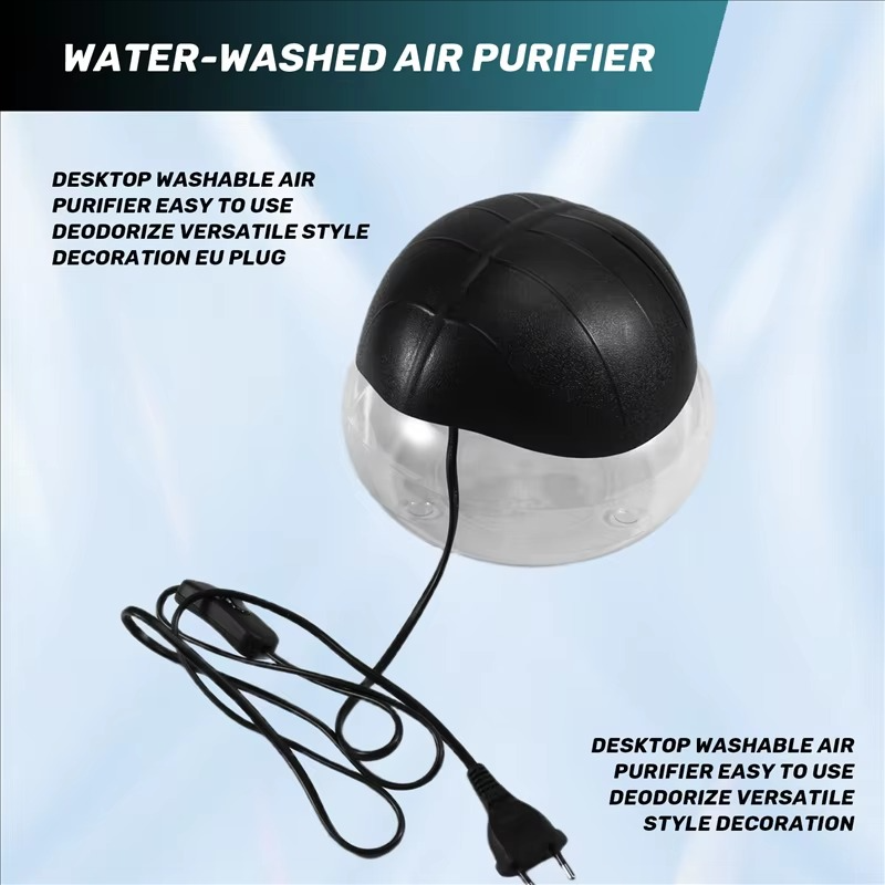 BABZ-Compact Desktop Air Purifier, Versatile Decoration, Easy Maintenance And Deodorization, EU Plug