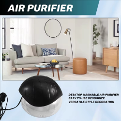 BABZ-Compact Desktop Air Purifier, Versatile Decoration, Easy Maintenance And Deodorization, EU Plug