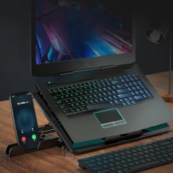 Lenovo Laptops Cooling Fan Gaming Laptop Cooler For 13-17 Inch 6 Fans USB Ports Large Size Stand For Laptops Macbook HP Dell
