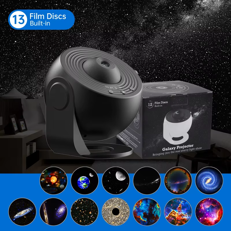 Night Light Galaxy Projector – 360° Rotate Starry Sky Projector Planetarium Lamp for Kids Bedroom, Perfect Valentine's Day Gift