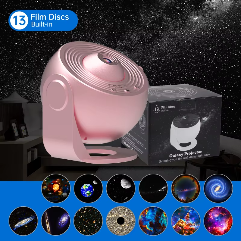 Night Light Galaxy Projector – 360° Rotate Starry Sky Projector Planetarium Lamp for Kids Bedroom, Perfect Valentine's Day Gift