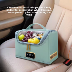 0-70℃ Portable Medicine Refrigerator Car Home Office Three-Purpose Intelligent Temperature Display+Double Power Mode Ultra-Quie