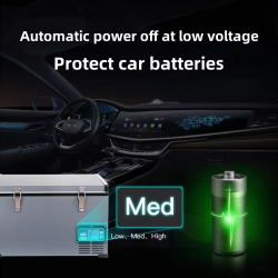 12V 24V Vehicle Cigarette Lighter Single Zone Car Fridge Large Capacity 115L Portable Outdoor Car Refrigerator Freezer
